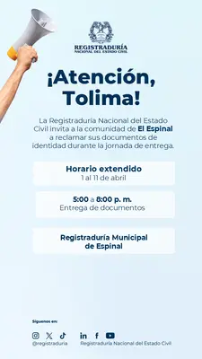 SERVICIO SOCIAL A LA COMUNIDAD - REGISTRADURIA NACIONAL DEL ESTADO CIVIL