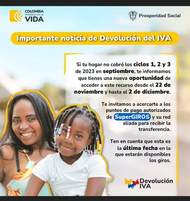 ULTIMA FECHA DE PAGO DEVOLUCION DEL IVA