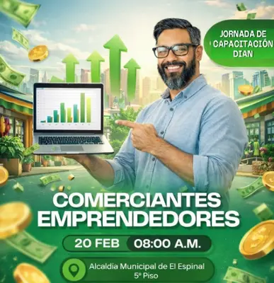 Comerciantes emprendedores - Jornada de capacitaci&oacute;n DIAN